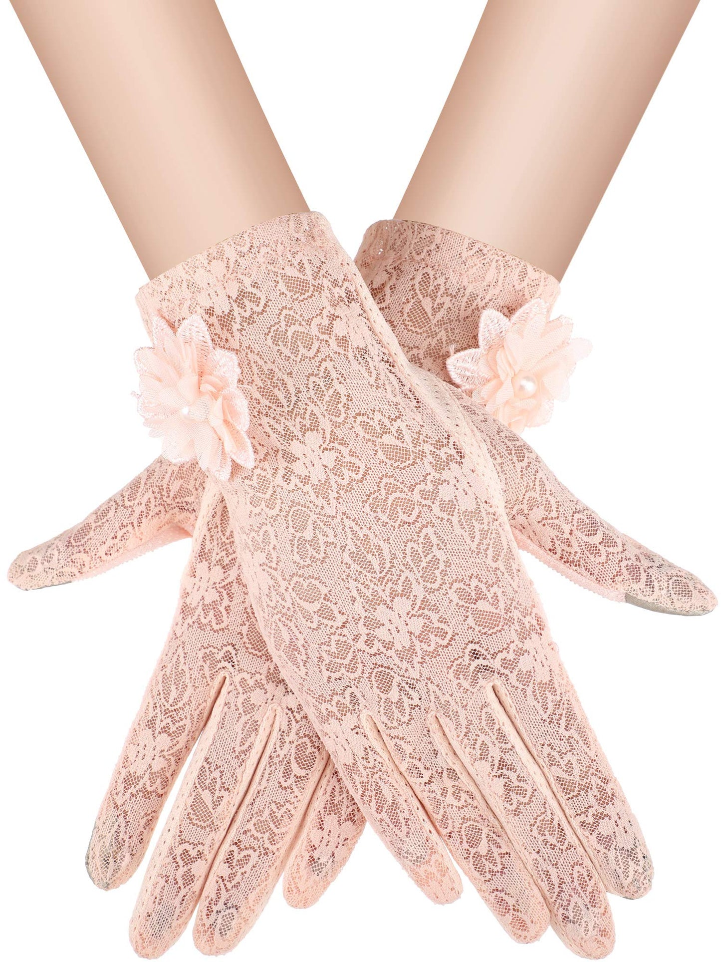 Elegant Short Lace Gloves