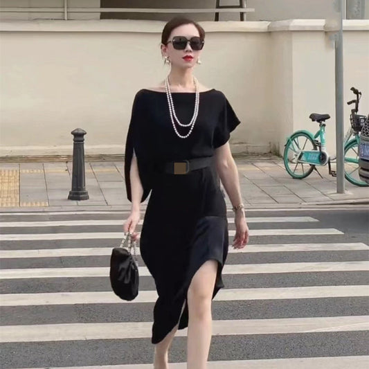European Red High-End Elegant Dress
