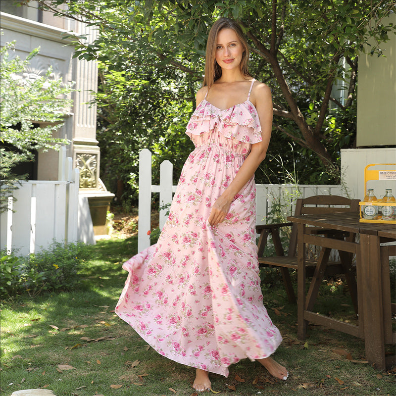 Chic Simple Print Women's Dresses