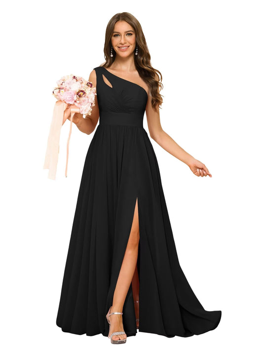 Elegant One Shoulder Gown