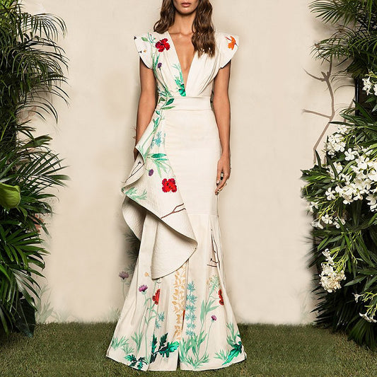 Elegant Mermaid Evening Gown Dress