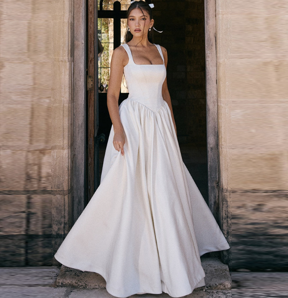 Chic Slim Solid Dress