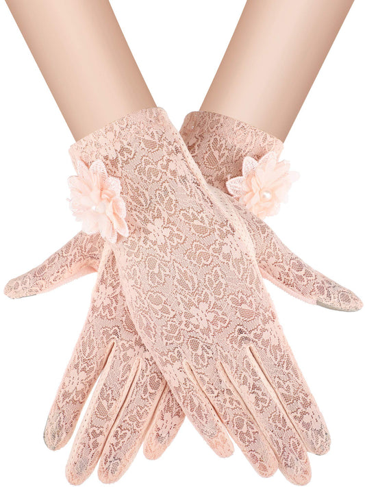 Elegant Short Lace Gloves