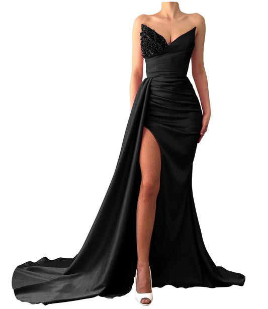 Glam Night Sequin Beaded Gown