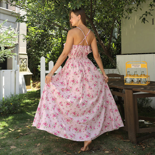 Chic Simple Print Women's Dresses