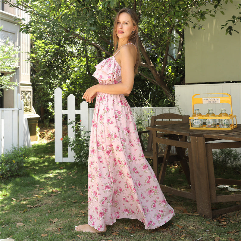 Chic Simple Print Women's Dresses