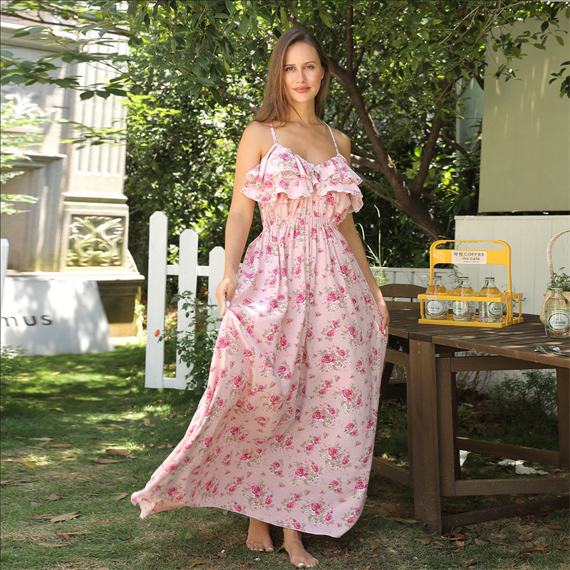 Chic Simple Print Women's Dresses